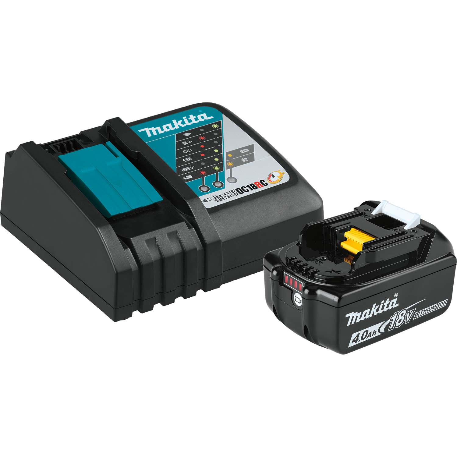 MAKITA BL1840BDC1 18V LXT® Lithium‑Ion Battery and Charger Starter Pack (4.0Ah)