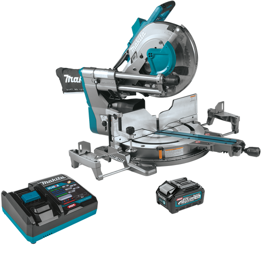 MAKITA GSL04M1 40V MAX XGT BRUSHLESS 12" SLIDING COMPOUND MITER SAW KIT, AWS