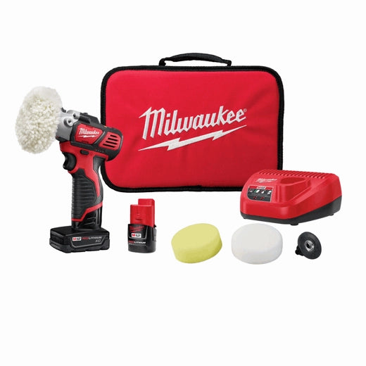 MILWAUKEE 2438-22X M12™ Variable Speed Polisher/Sander Kit