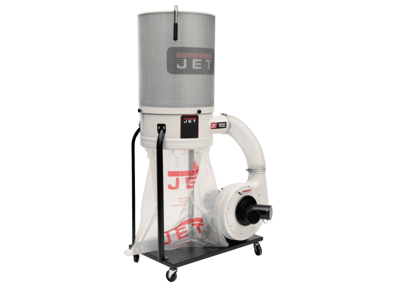 JET 708659K DC-1100VX-CK Dust Collector, 1.5HP 1PH 115/230V, 2-Micron Canister Kit