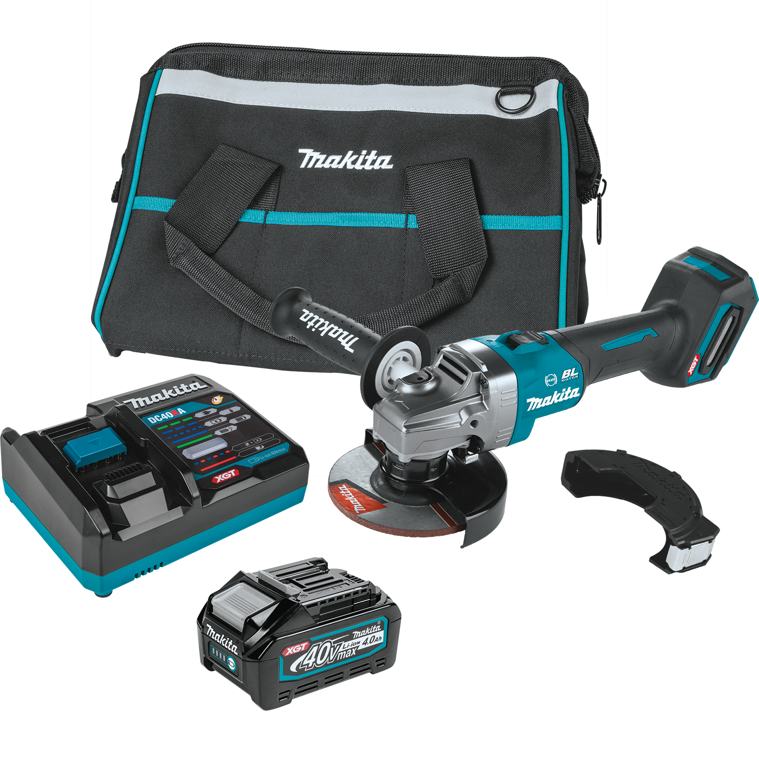 MAKITA GAG01M1 40V max XGT® Brushless Cordless 4‑1/2” / 5