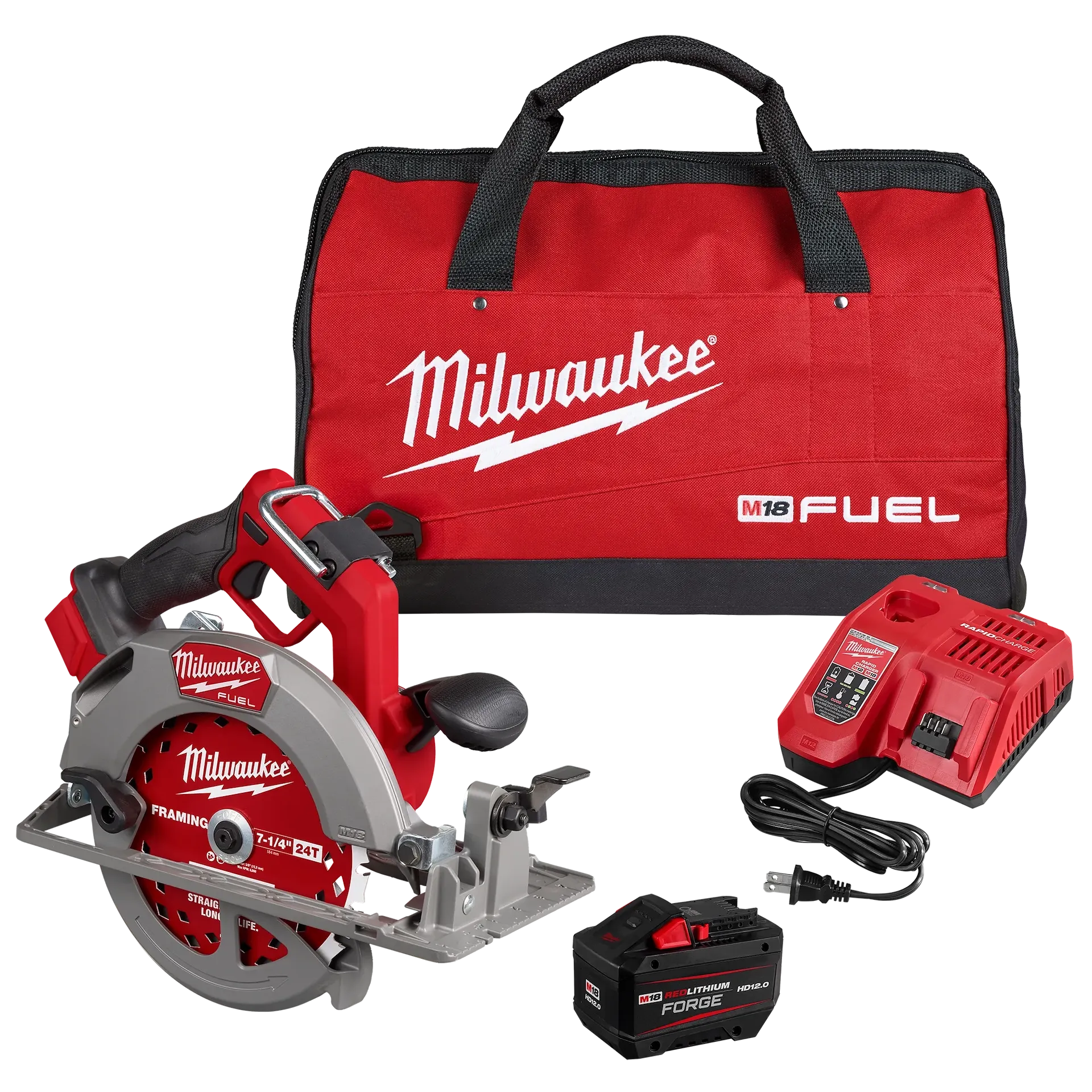 MILWAUKEE 2834-21HD M18 FUEL™ 7-1/4” Circular Saw Kit