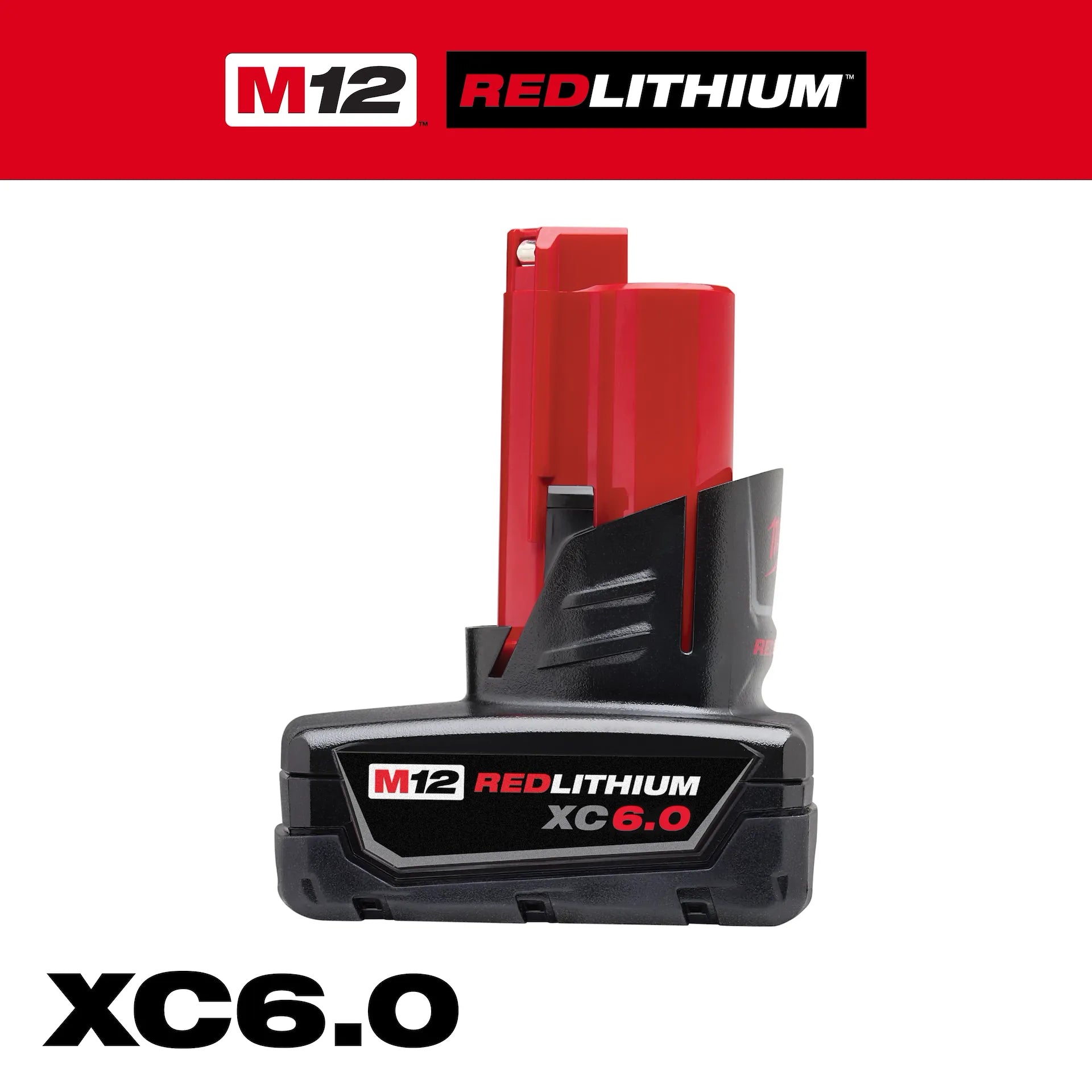 MILWAUKEE 48-11-2460 M12™ REDLITHIUM™ XC6.0 Battery