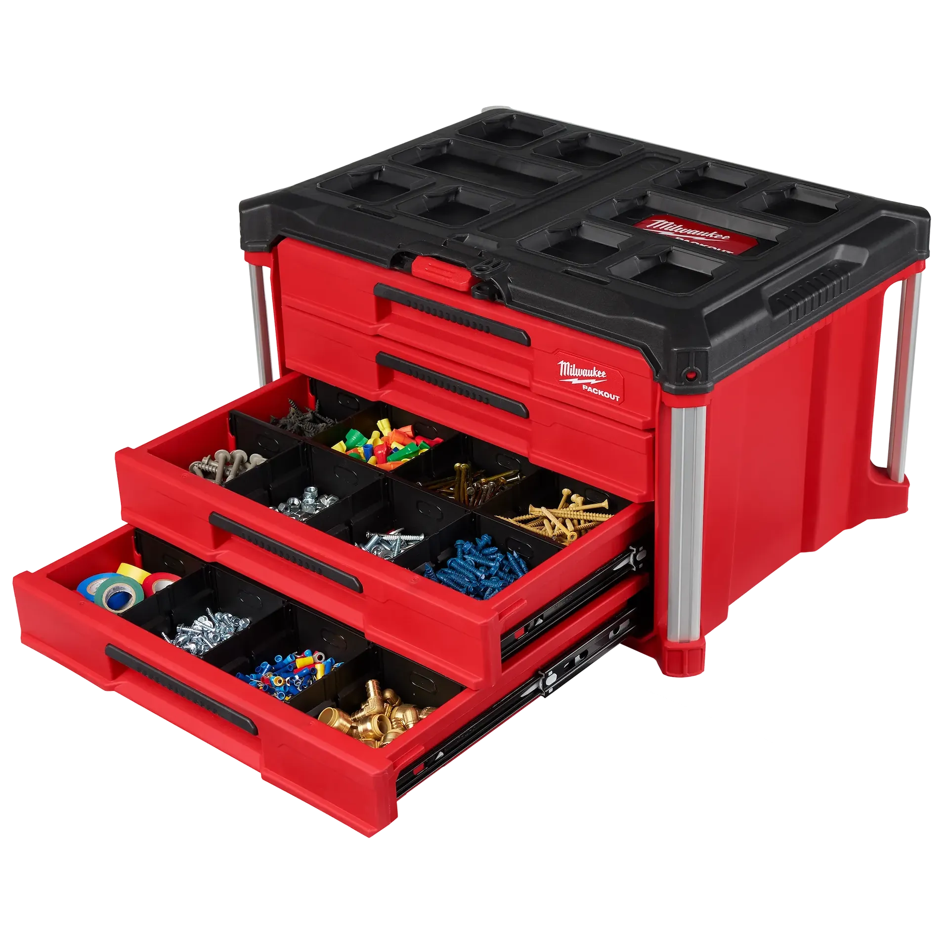 MILWAUKEE 48-22-8444 PACKOUT™ 4 Drawer Tool Box