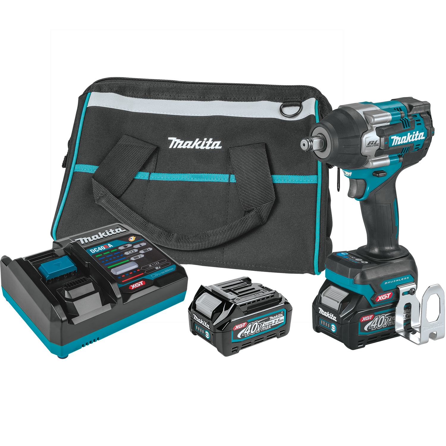 MAKITA GWT07D 40V max XGT® Brushless Cordless 4‑Speed Mid‑Torque 1/2