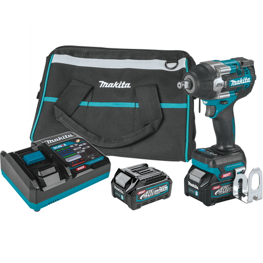 MAKITA GWT07D 40V MAX XGT 1/2" MID-TORQUE IMPACT WRENCH W/ FRICTION RING KIT