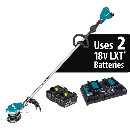 MAKITA XRU15PT 36V (18V X2) LXT® BRUSHLES STRING TRIMMER KIT (5.0Ah)