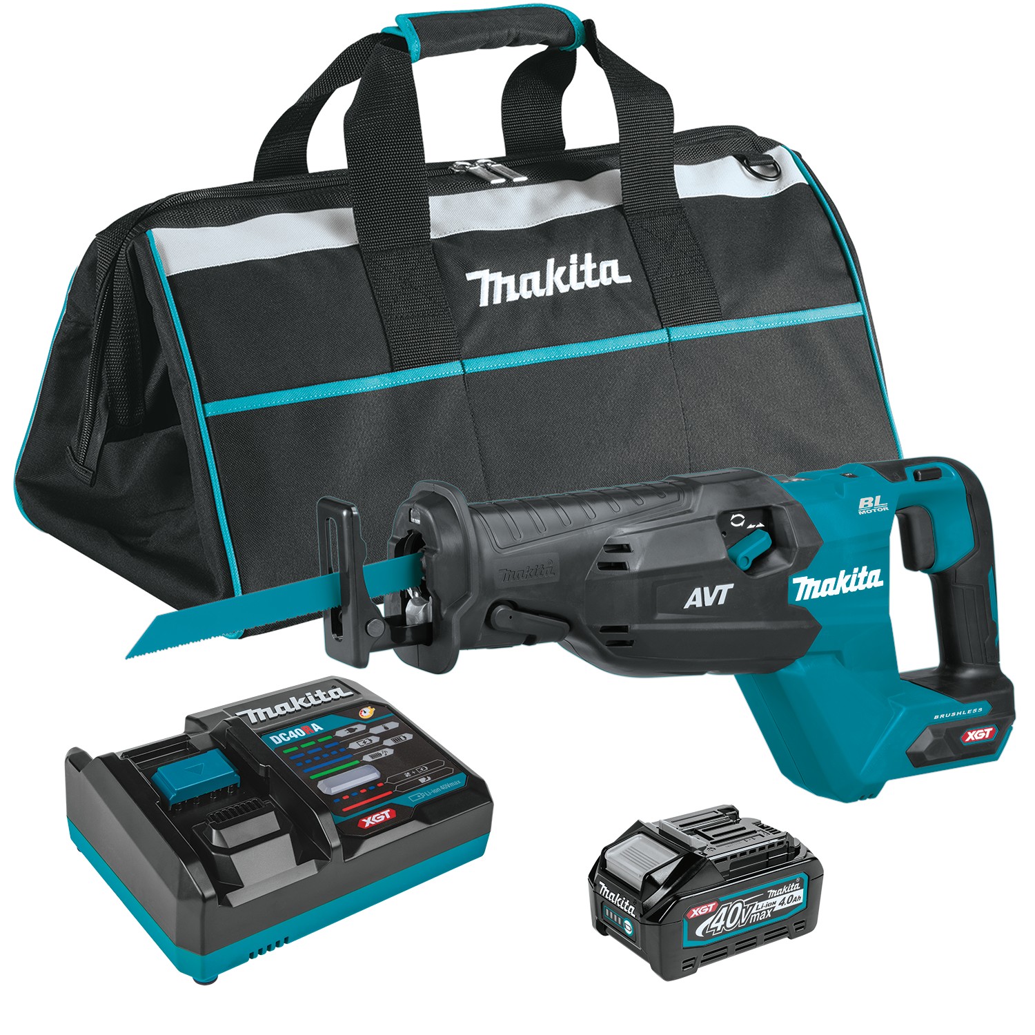 MAKITA GRJ02M1 40V MAX XGT RECIPROCATING SAW W/AVT KIT