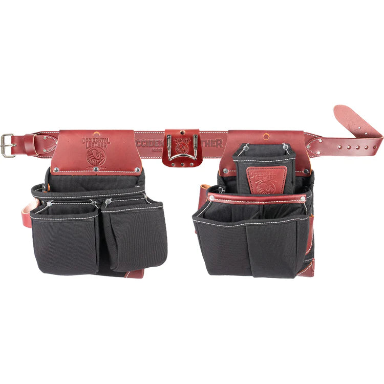 OCCIDENTAL LEATHER 8086 OxyLights™ Ultra Framer Tool Belt Setup