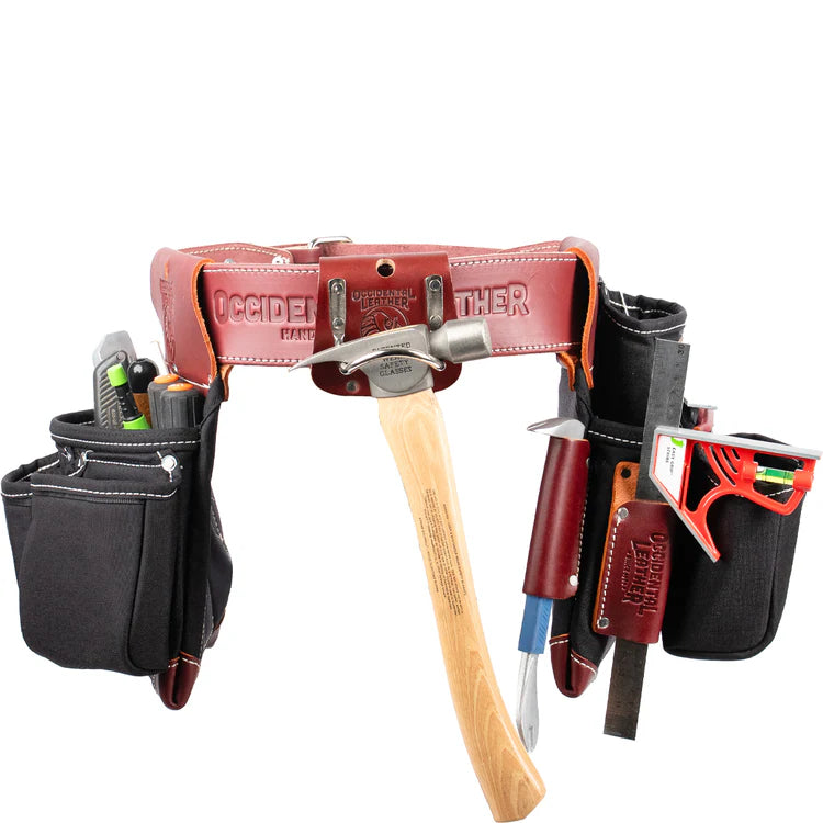 OCCIDENTAL LEATHER 8086 OxyLights™ Ultra Framer Tool Belt Setup