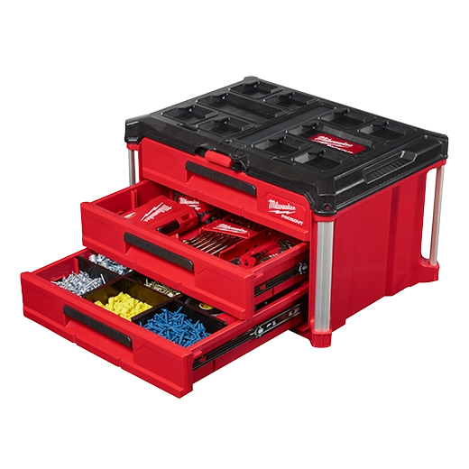 MILWAUKEE 48-22-8443 PACKOUT™ 3-Drawer Tool Box