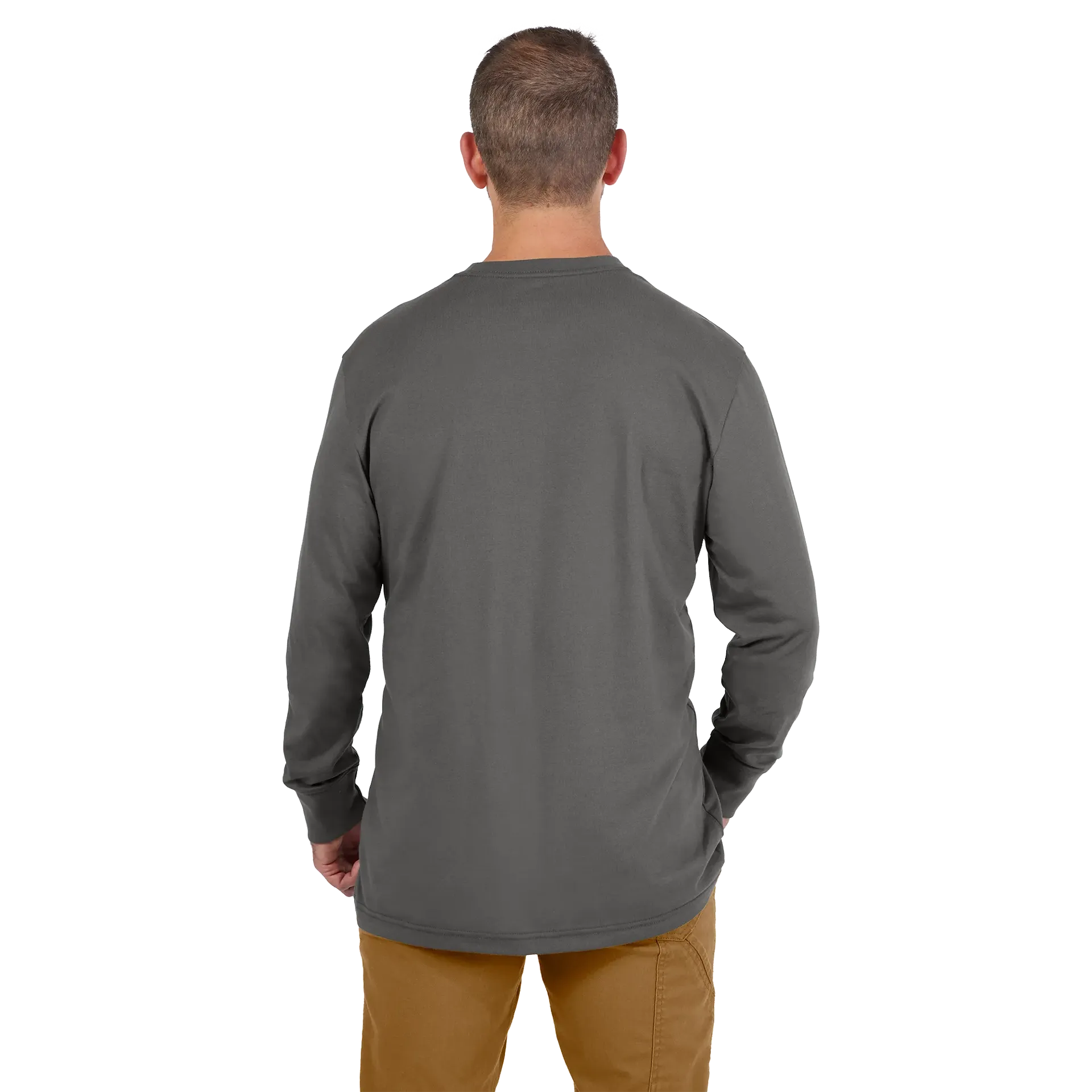 MILWAUKEE 606G GRIDIRON™ Pocket T-Shirt - Long Sleeve - GRAY
