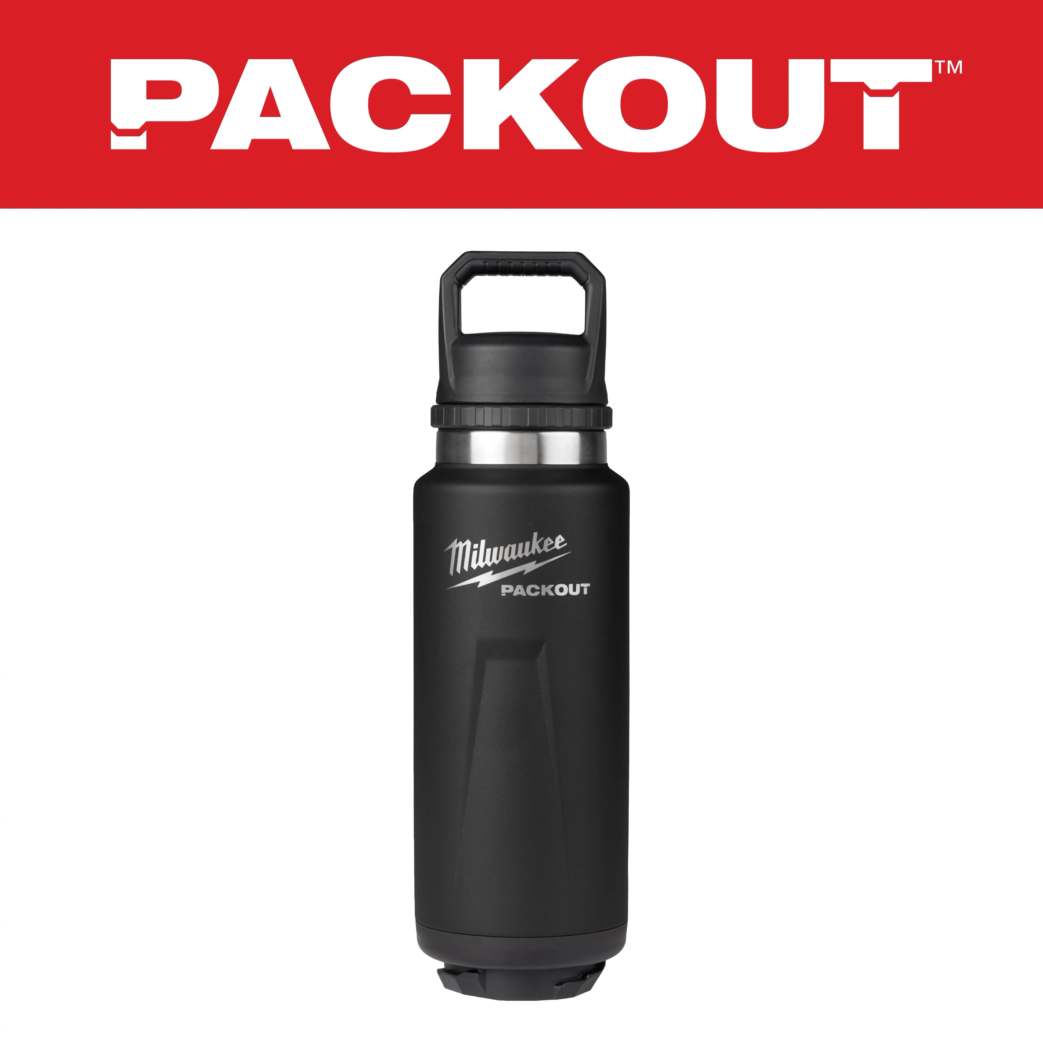 MILWAUKEE 48-22-8397 PACKOUT™ 36oz Insulated Bottle with Chug Lid