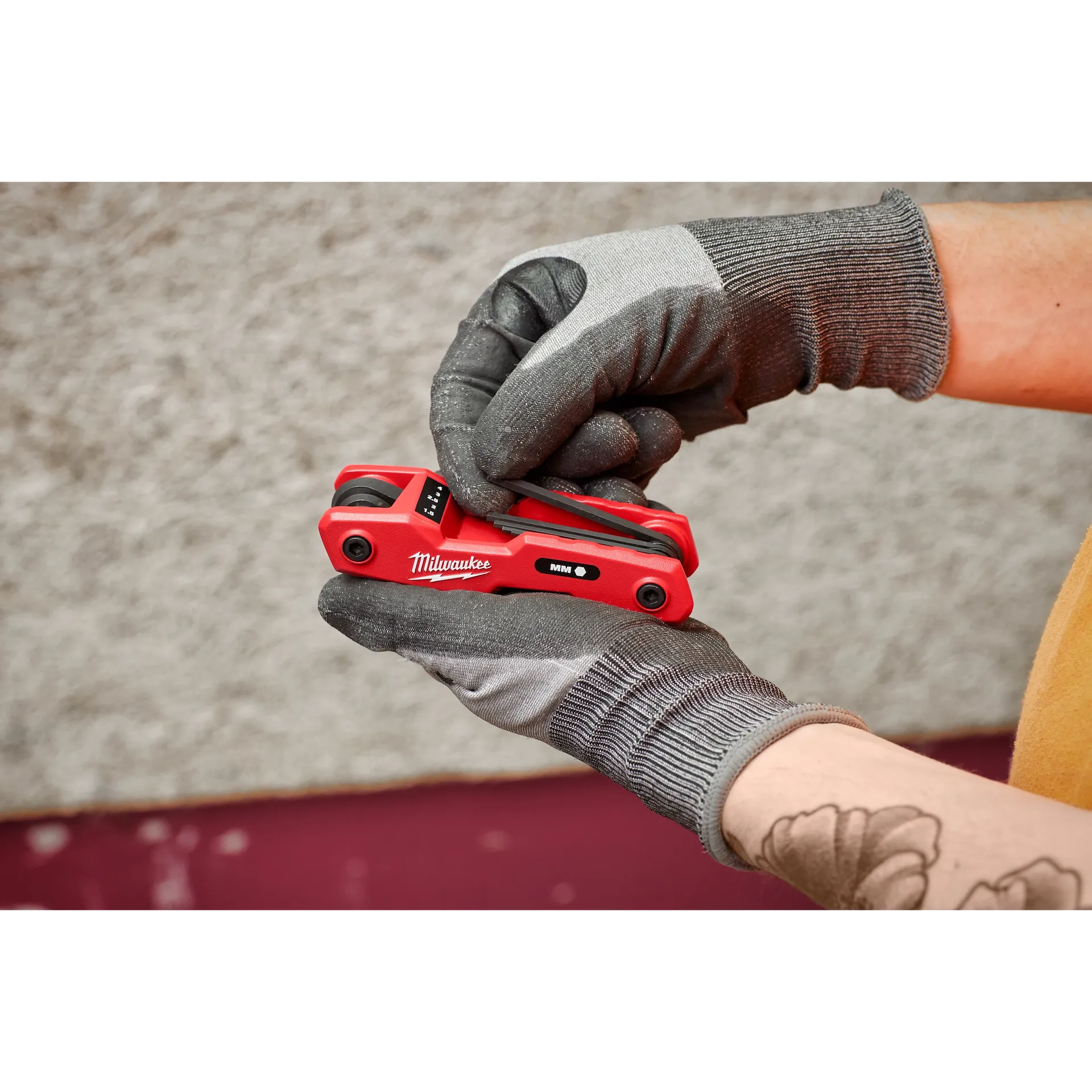 MILWAUKEE 48-22-2182 8PC FOLDING HEX KEY SET - METRIC