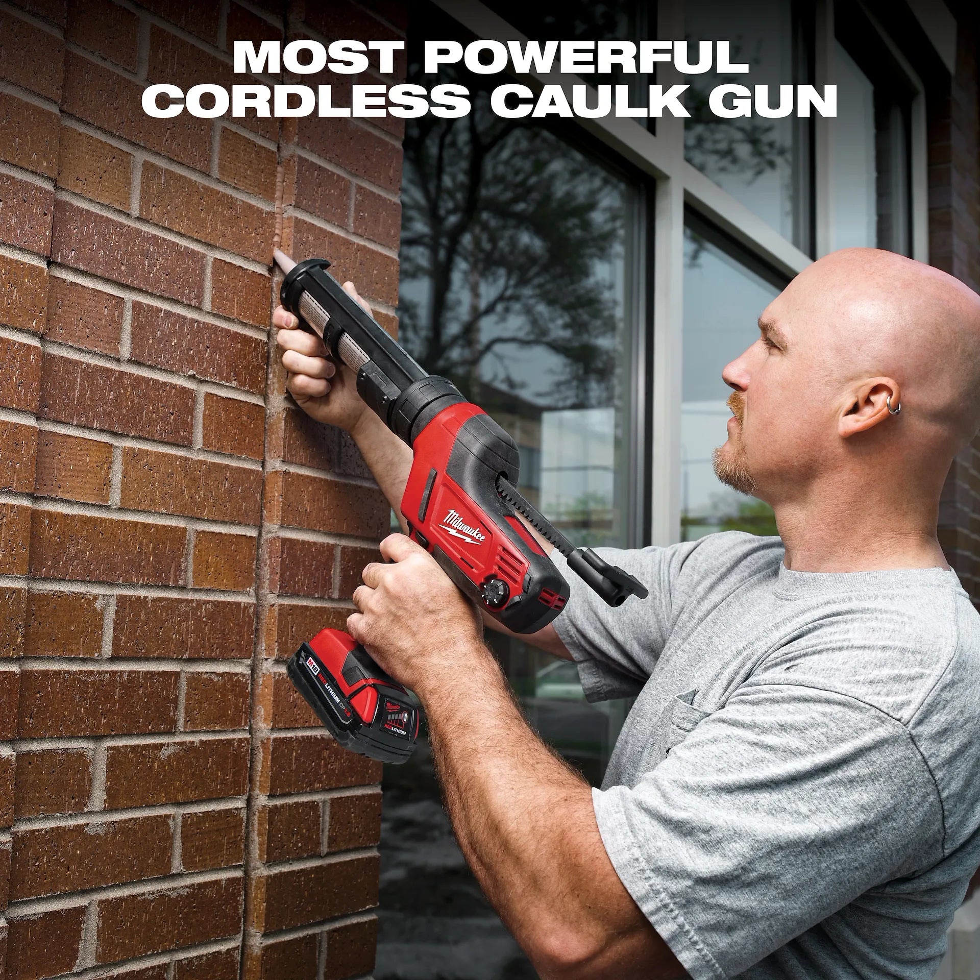 MILWAUKEE 2641-20 M18™ Cordless Caulk and Adhesive Gun (Tool Only)
