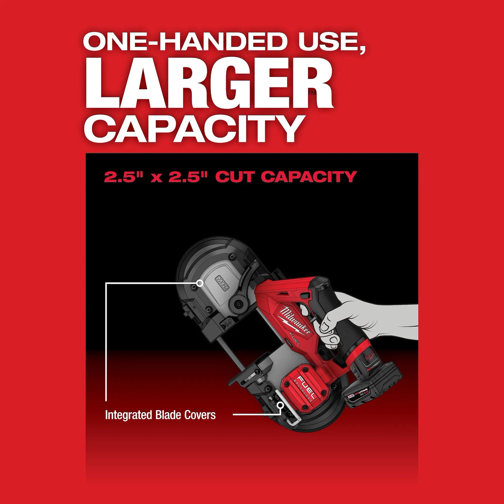 MILWAUKEE 2529-21XC M12 FUEL™ Compact Band Saw Kit