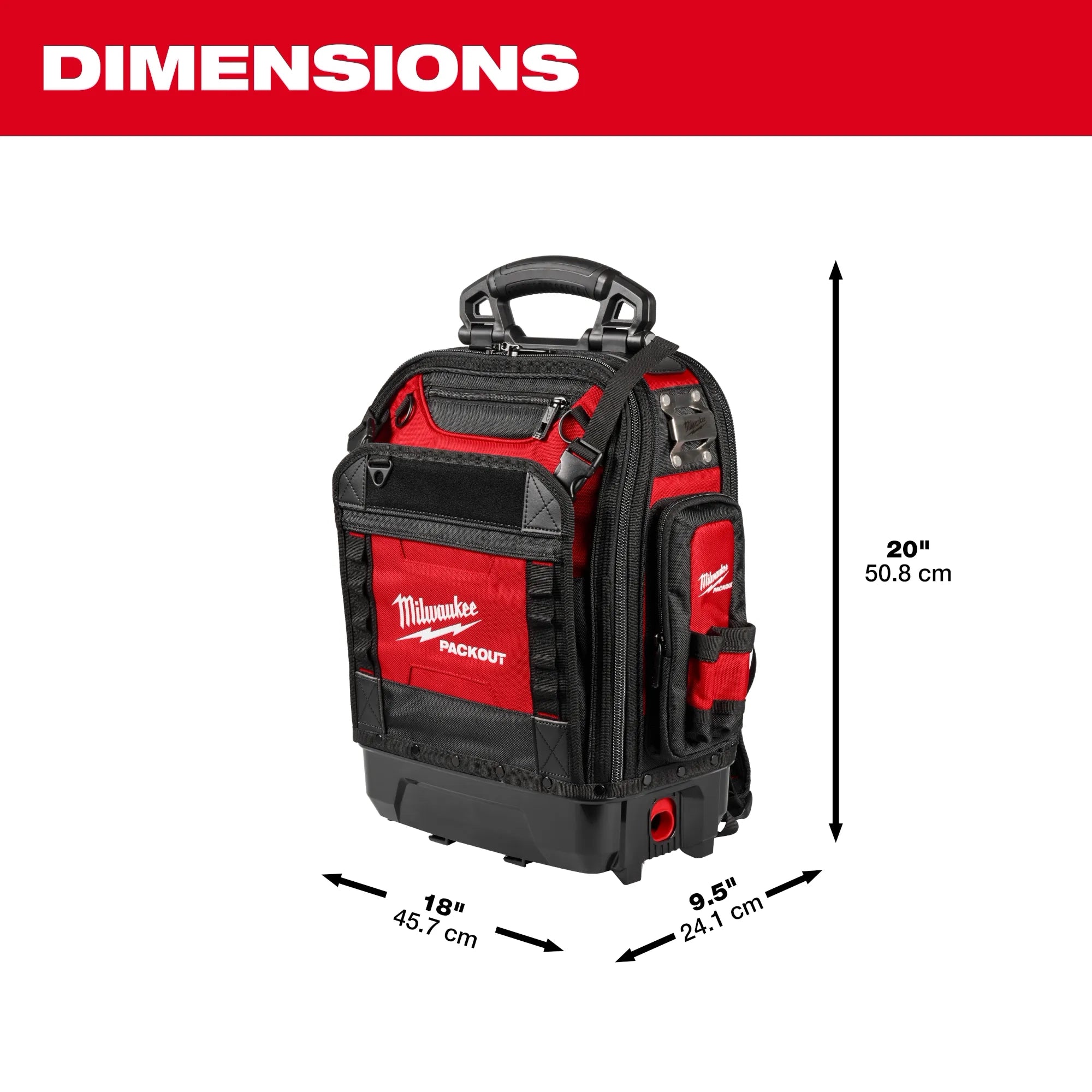 MILWAUKEE 48-22-8303 PACKOUT™ Structured Backpack