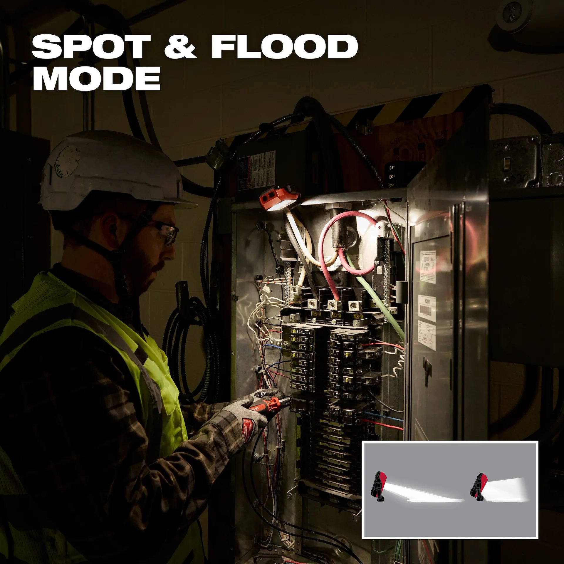 MILWAUKEE 2015R Rechargeable Pivoting Task Light w/ Spot Mode