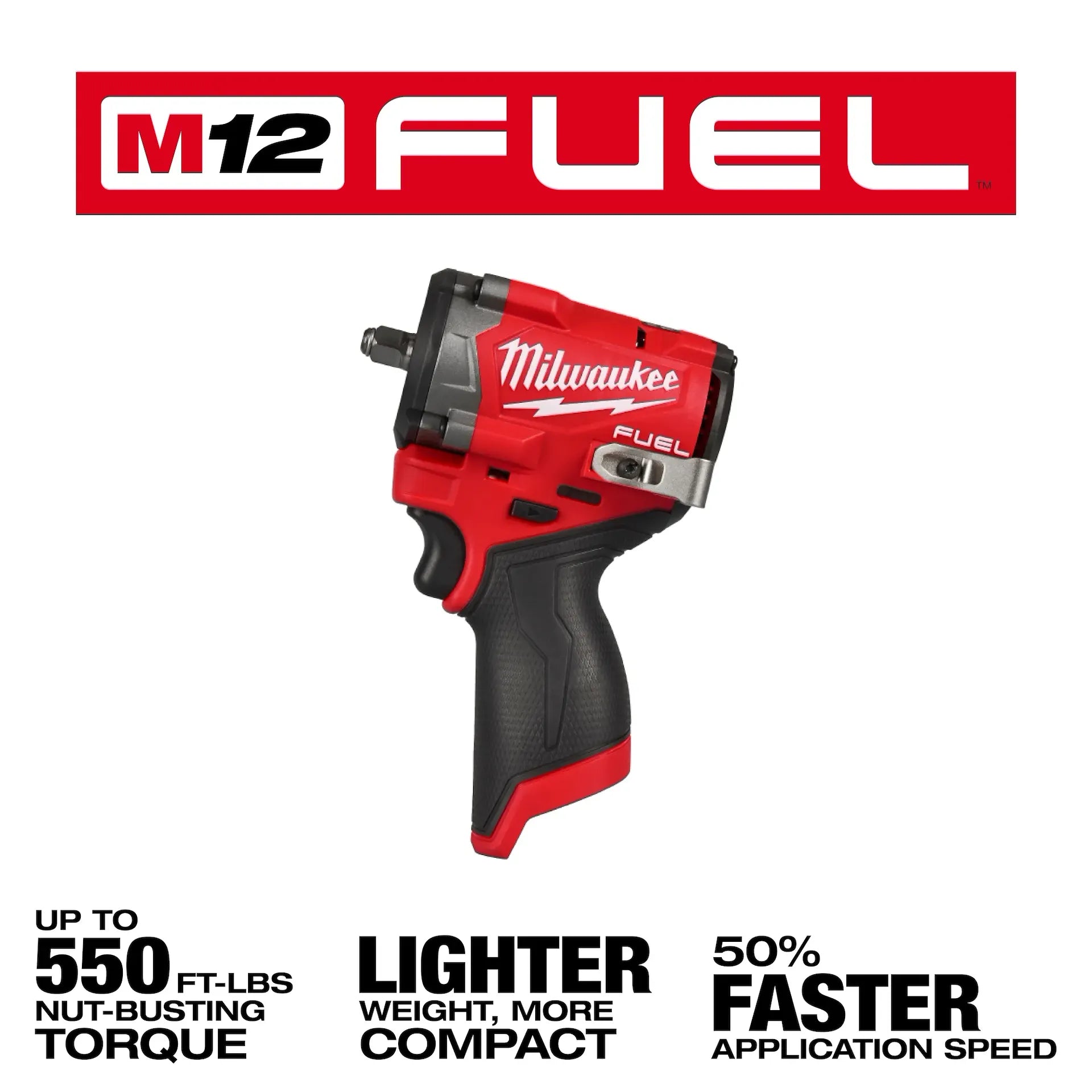 MILWAUKEE 2562-20 M12 FUEL™ Stubby 3/8