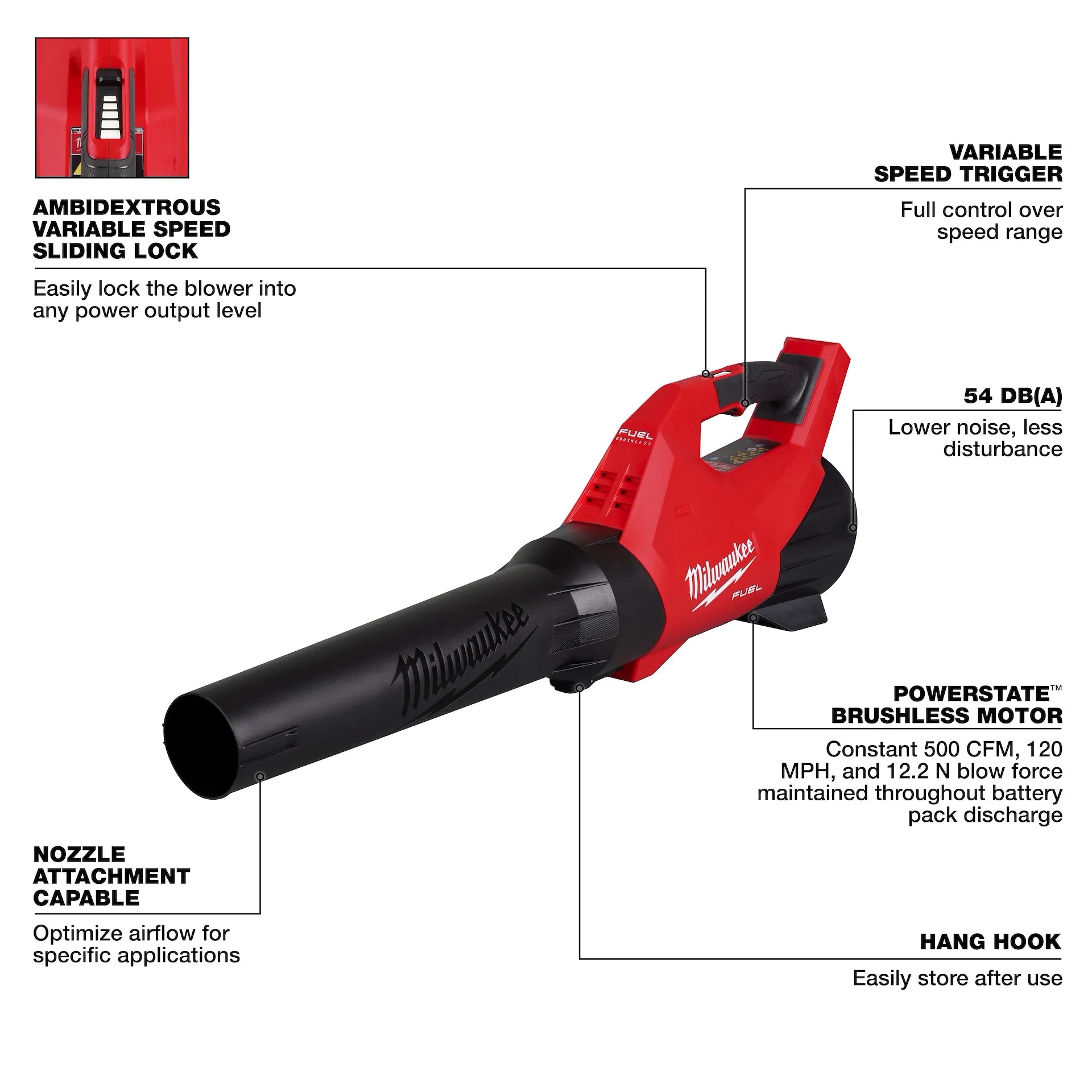 MILWAUKEE 3017-20 M18 FUEL™ Blower (TOOL ONLY)
