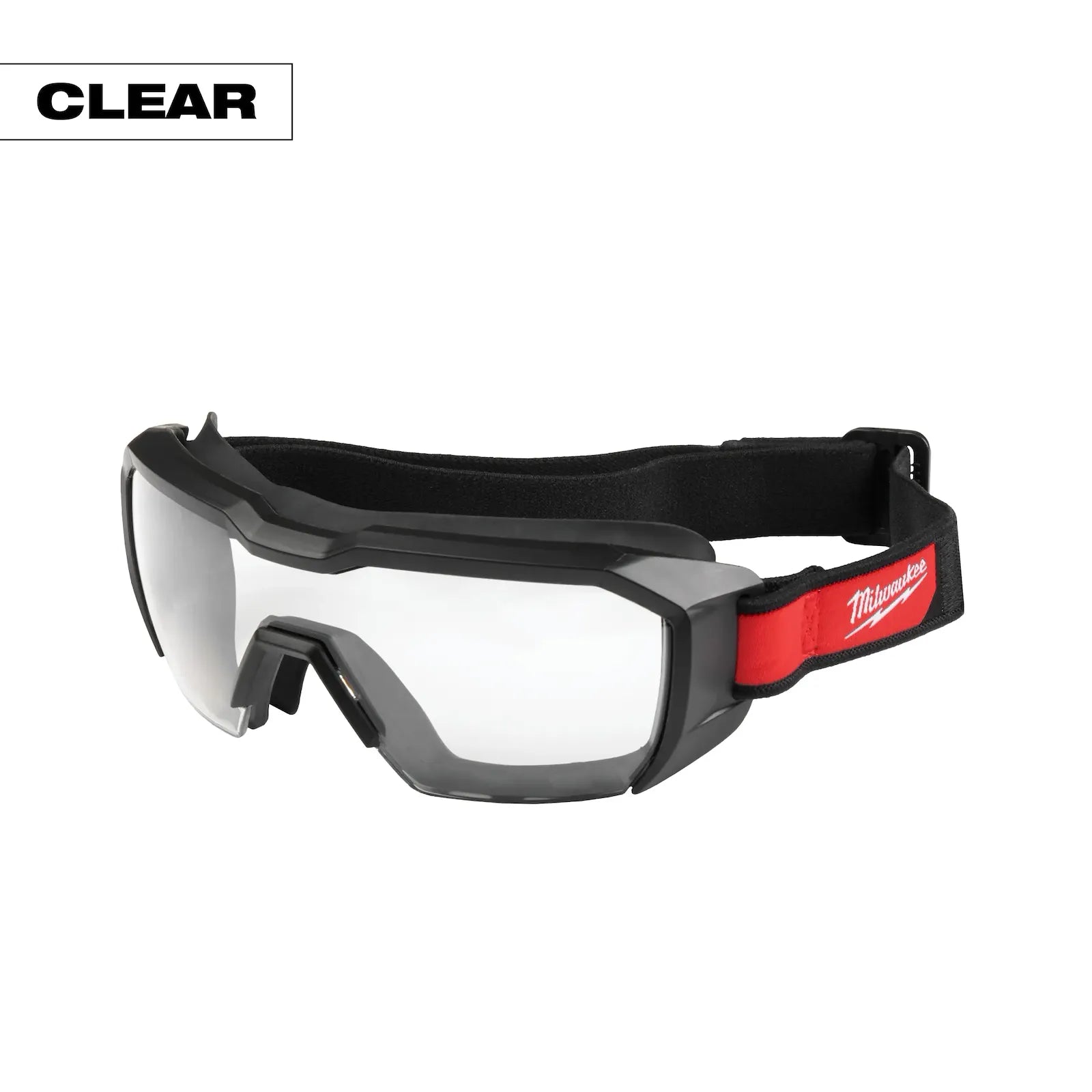MILWAUKEE 48-73-2060 Vented Low-Profile Goggles - Clear Dual Coat Lens