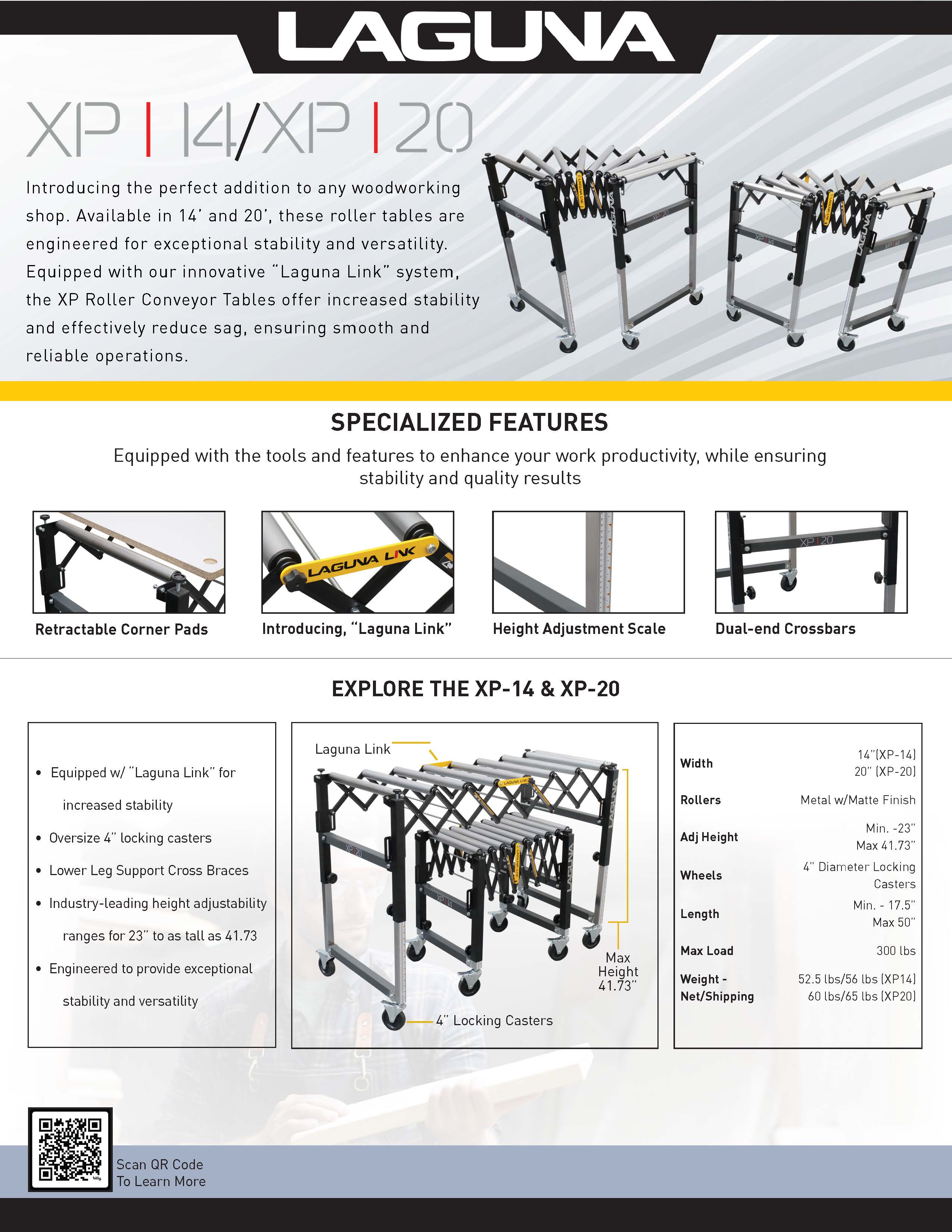 LAGUNA XP1401 XP|14 EXPANDABLE CONVEYOR 24 EDITION
