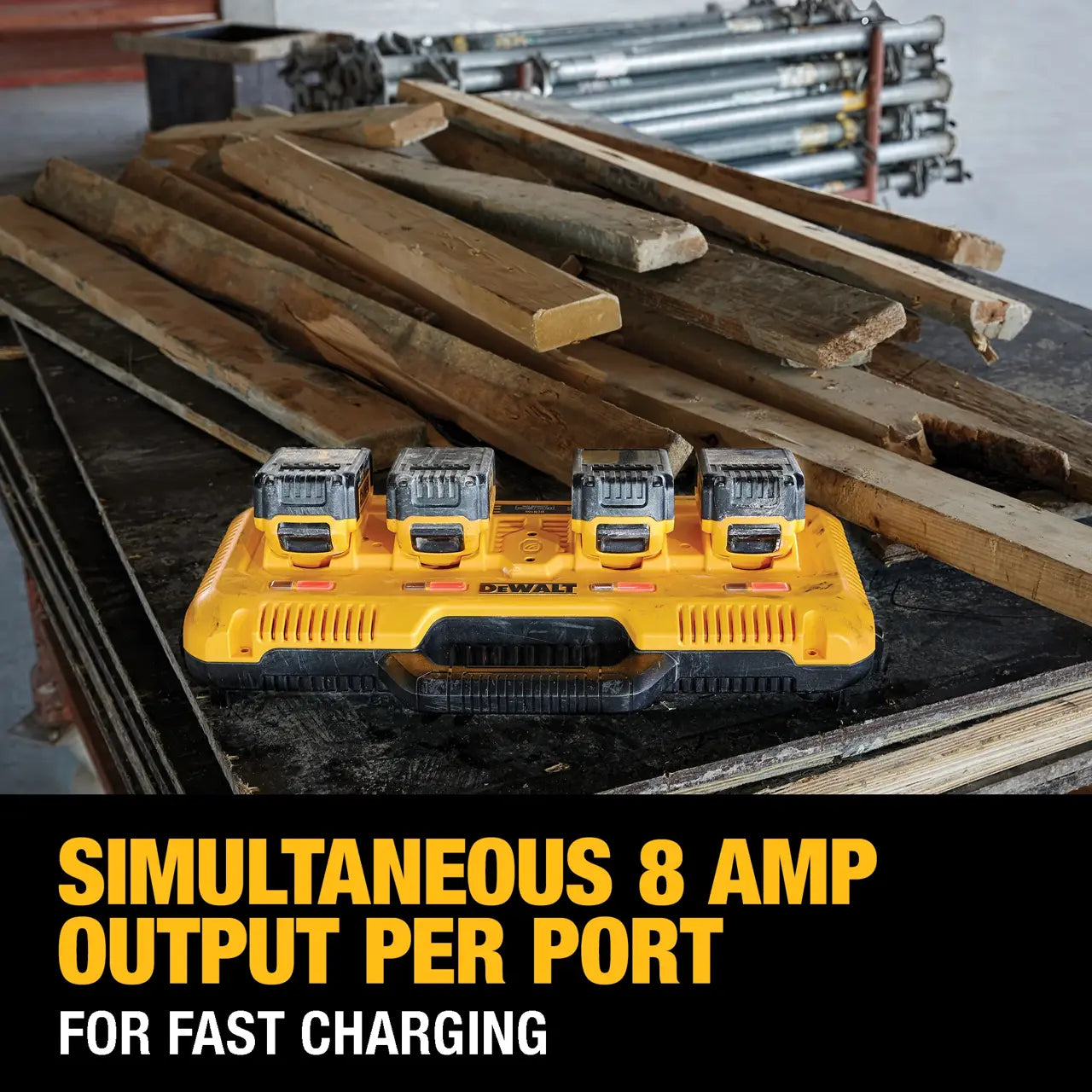 DEWALT DCB104 12v/ 20v/ 60V MAX* Multiport Simultaneous Fast Charger
