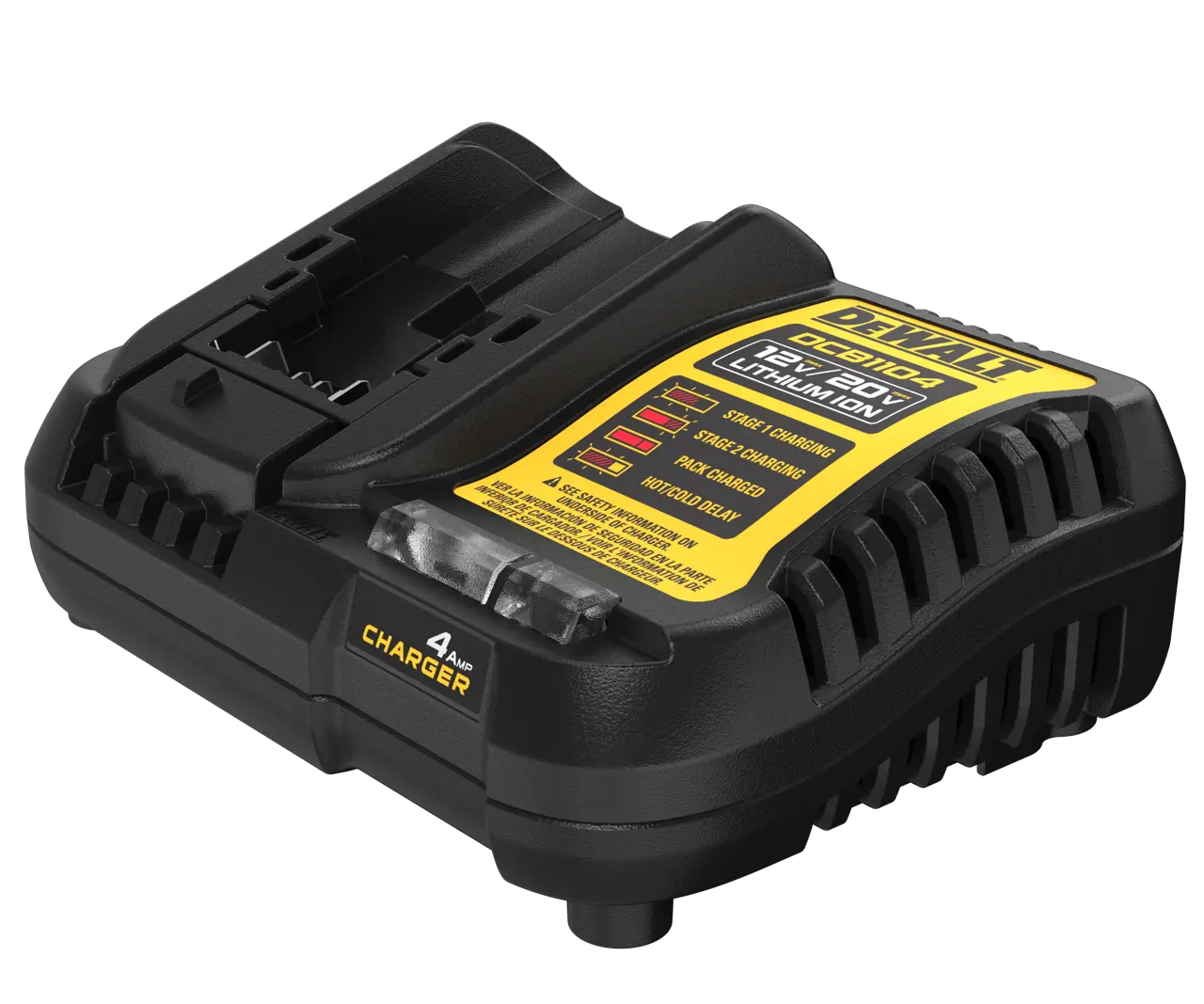 DEWALT DCB1104 12v MAX*/20V MAX** 4 amp charger