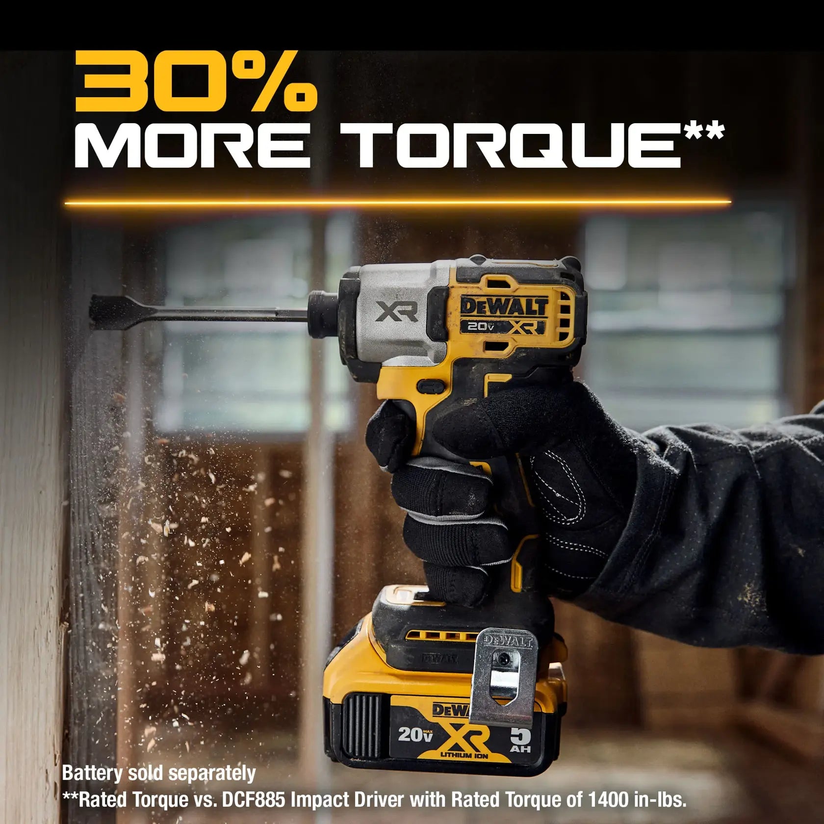 DEWALT DCF845B 20V MAX* XTREME™ Cordless Brushless 1/4 in Impact Driver Drill (Tool Only)