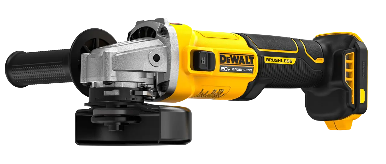 DEWALT DCG407B 20V MAX* Brushless Cordless 4 1/2-In. Slide-Switch Grinder (Tool Only)