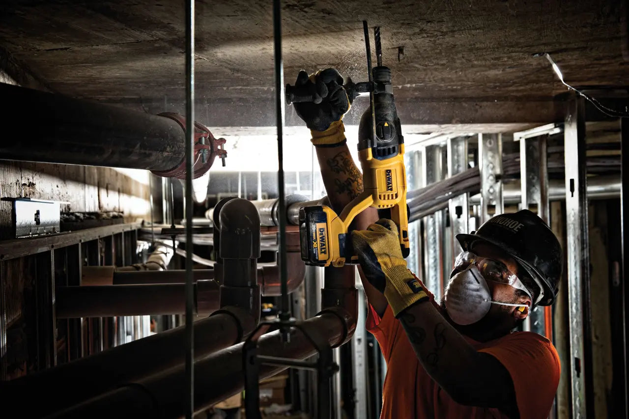 DEWALT DCH133B 20V MAX* 1-in. Brushless Cordless SDS PLUS D-Handle Rotary Hammer (Tool Only)