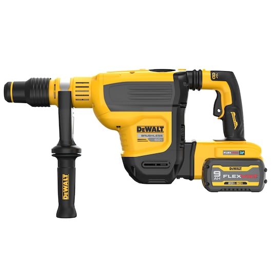 DEWALT DCH614X2 60V MAX* 1-3/4 in. Brushless Cordless SDS MAX Combination Rotary Hammer Kit