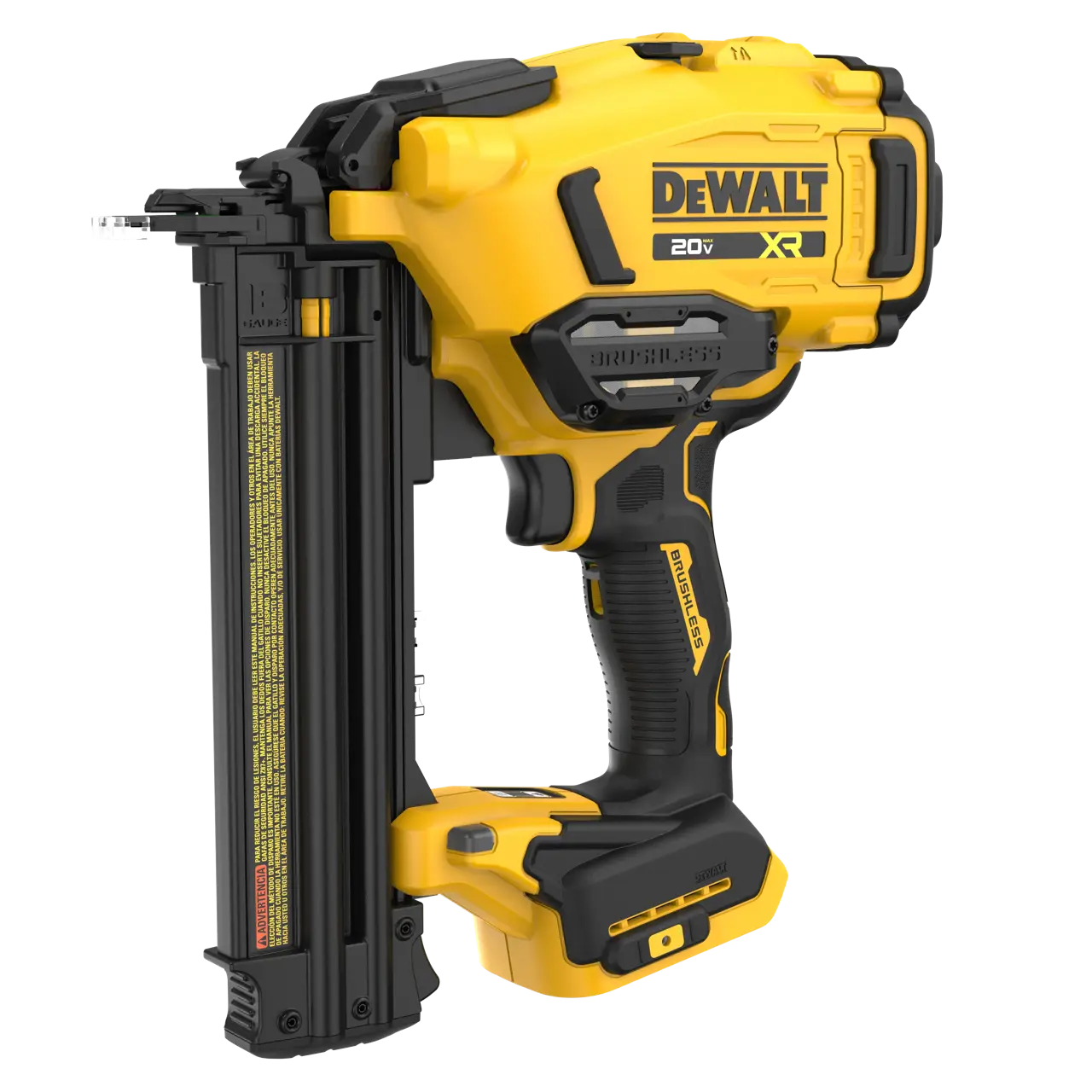DEWALT DCN210B 20V MAX* XR Cordless 18Ga Brad Nailer (Tool Only)