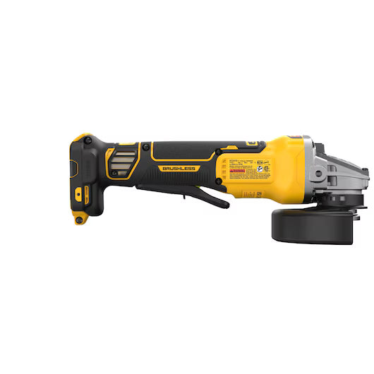 DEWALT DCG410B 20V MAX* XR® 4-1/2 in. - 5 in. Brushless Cordless Angle Grinder (Tool Only)