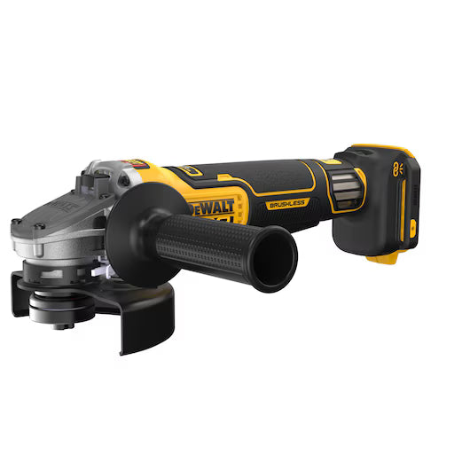 DEWALT DCG410VSB 20V MAX* XR® 4-1/2 in. - 5 in. Brushless Variable Speed Paddle Switch Grinder (Tool Only)