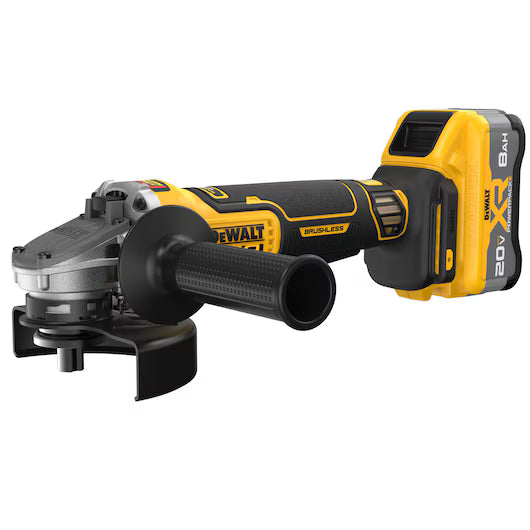 DEWALT DCG410WW1 20V MAX* XR® Brushless Cordless 4-1/2 in. - 5 in. Angle Grinder Kit with XR POWERPACK™ 8.0AH