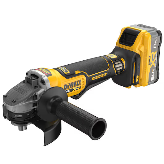 DEWALT DCG410WW1 20V MAX* XR® Brushless Cordless 4-1/2 in. - 5 in. Angle Grinder Kit with XR POWERPACK™ 8.0AH