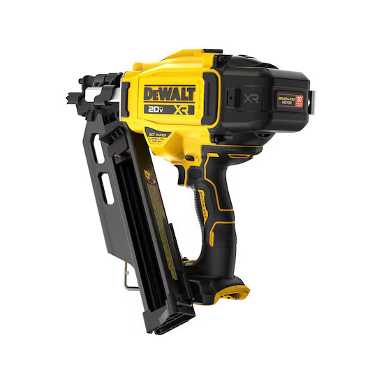 DEWALT DCN930B 20V MAX* XR® BRUSHLESS 30° PAPER COLLATED NAILER (TOOL ONLY)