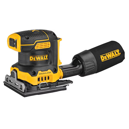 DEWALT DCW200B 20V MAX* XR® Brushless Cordless 1/4 Sheet Variable Speed Sander (Tool Only)