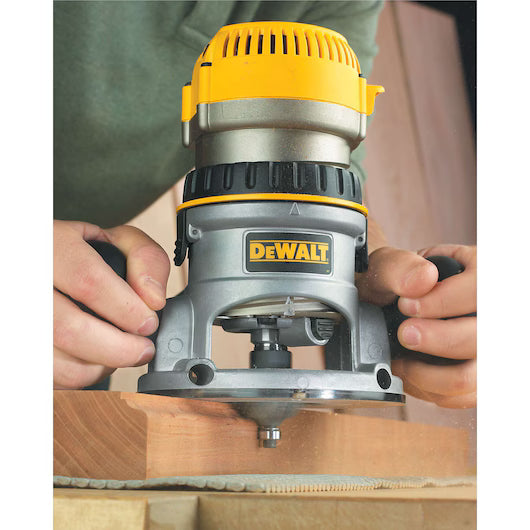 DEWALT DW618 2-1/4 HP EVS Fixed Base Router with Soft Start
