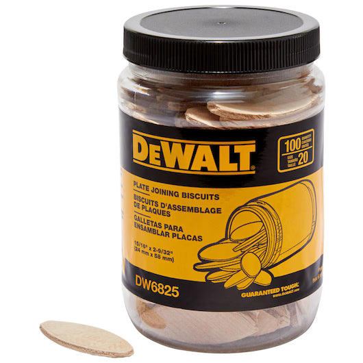 DEWALT DW6825 No. 20 size Biscuits - 100PK
