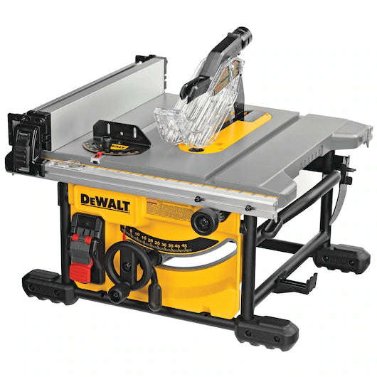 DEWALT DWE7485 15 Amp 8-1/4 in. Compact Portable Jobsite Table Saw