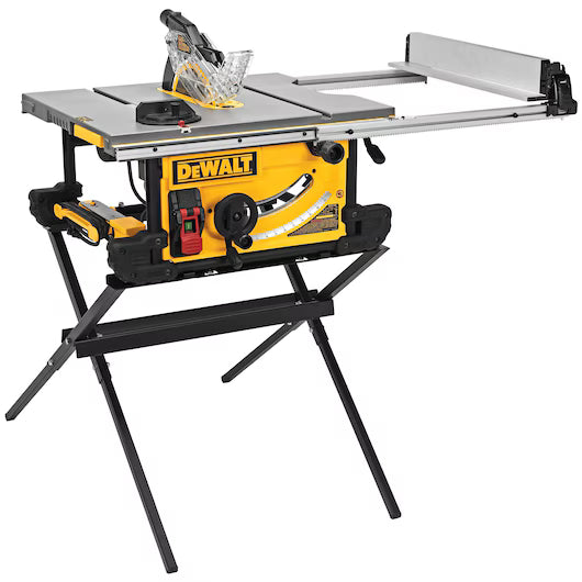 DEWALT DWE7491X 10 in. Table Saw with Scissor Stand