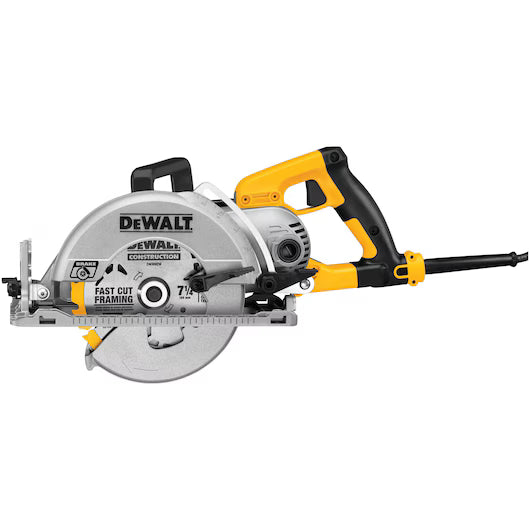 DEWALT DWS535B 7-1/4 in. Worm Drive Circular Saw With Electric Brake (Tool Only)