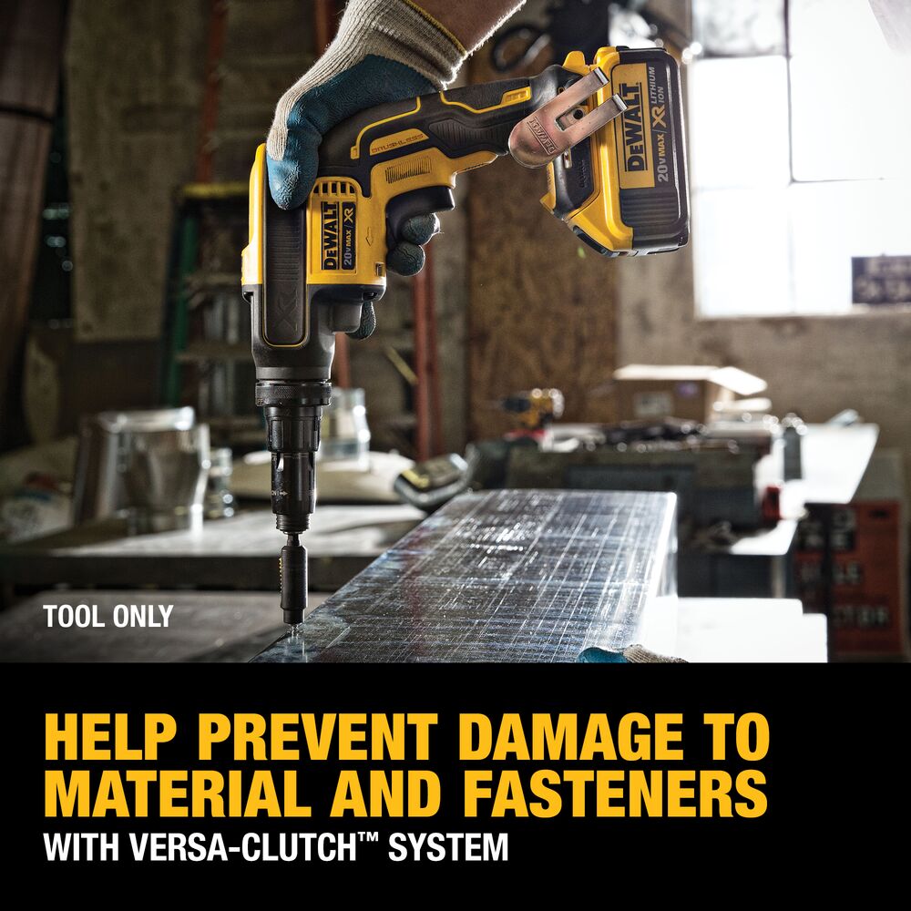 DEWALT DCF622B 20V MAX* XR Versa-Clutch™ Adjustable Torque Screwgun (Tool Only)
