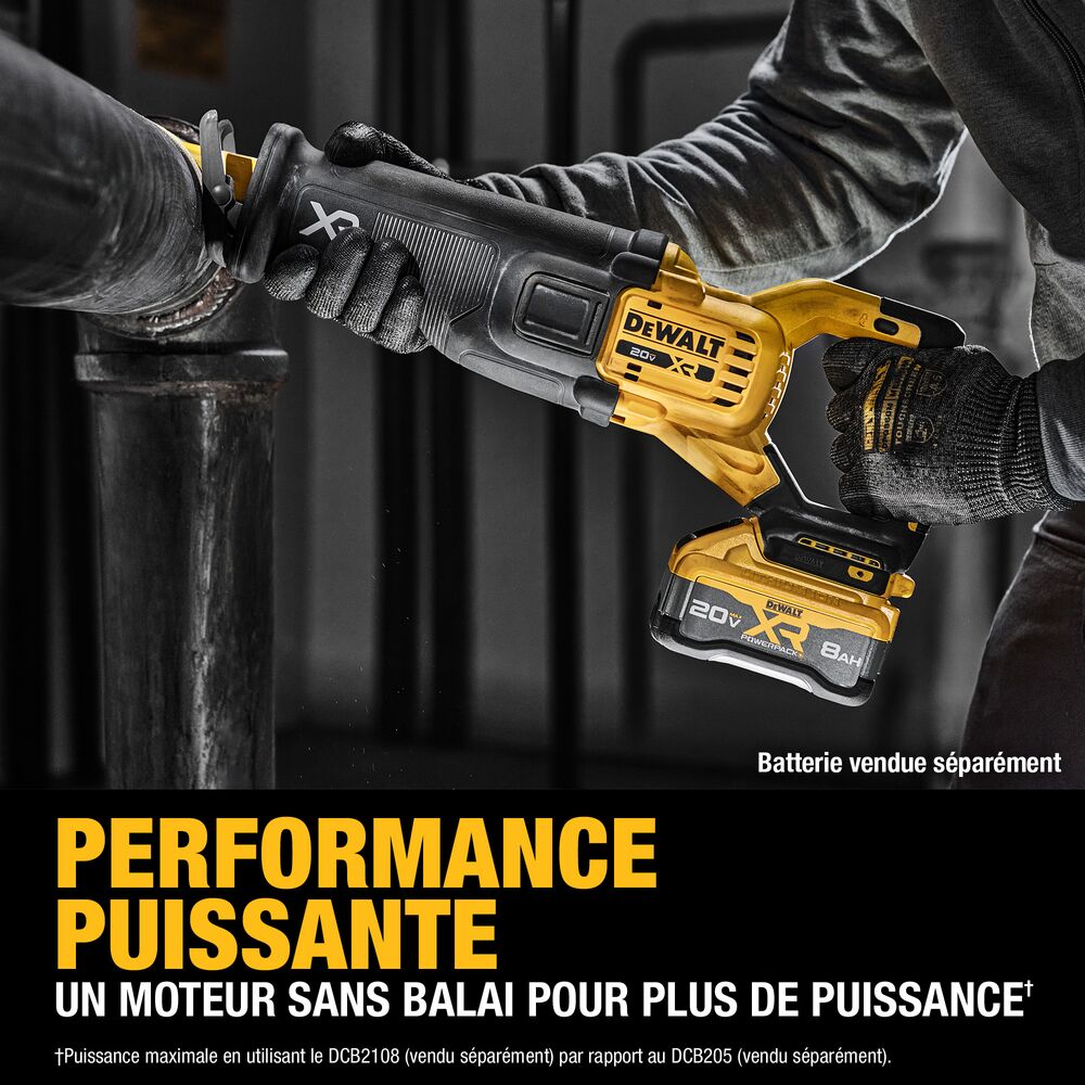 DEWALT DCS384B 20V MAX* XR® Brushless Cordless Reciprocating Saw (Tool Only)