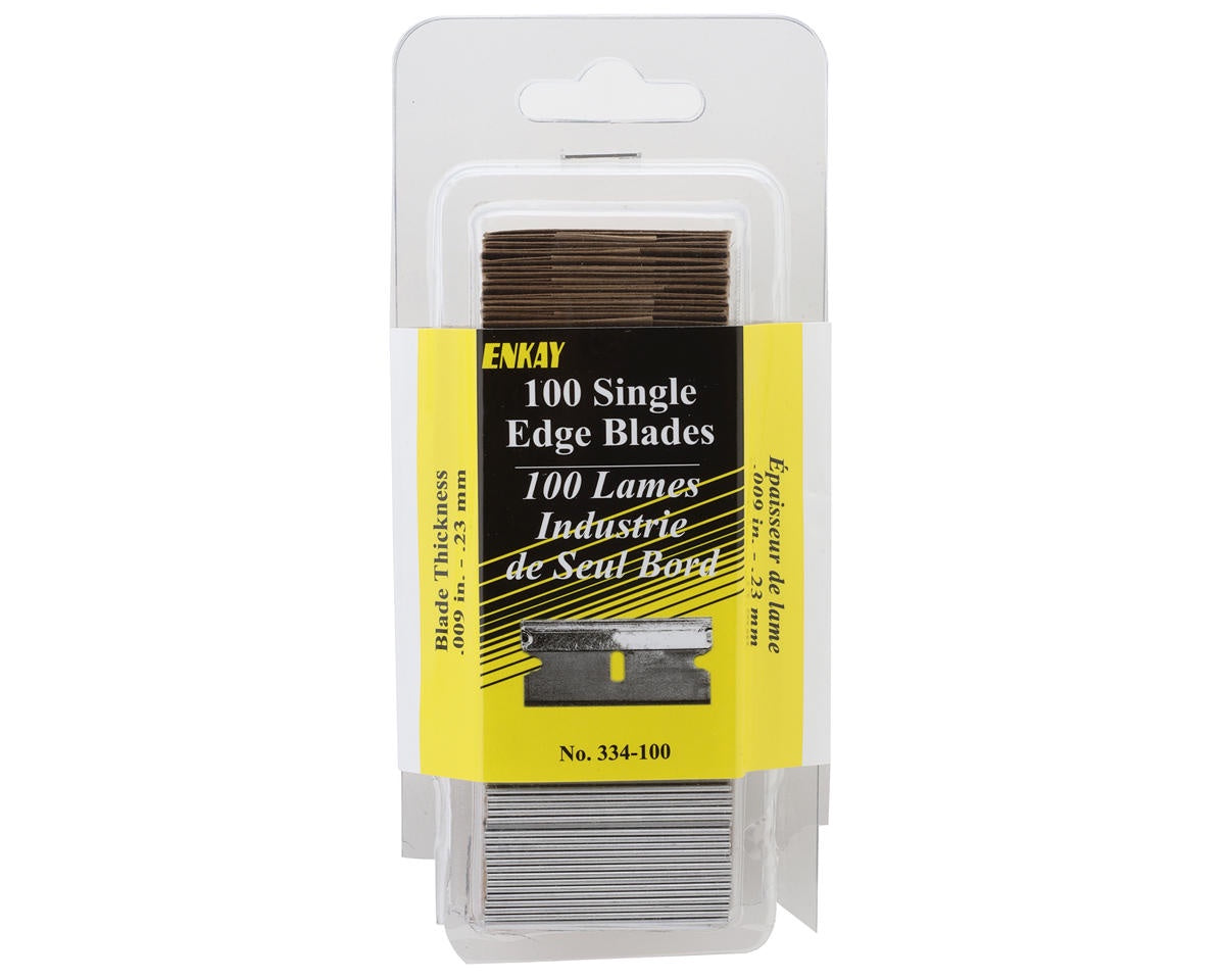ENKAY 334-100 Single Edge Razor Blades – 100 Pack
