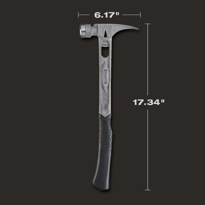STILETTO TIB15MC 15oz TIBONE™ Milled/Curved Titanium Hammer