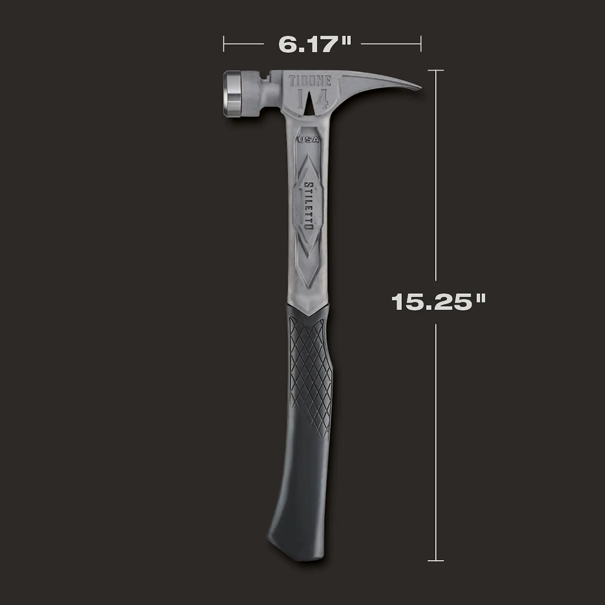STILETTO TIB14RSC 14oz TIBONE™ Smooth/Curved Titanium