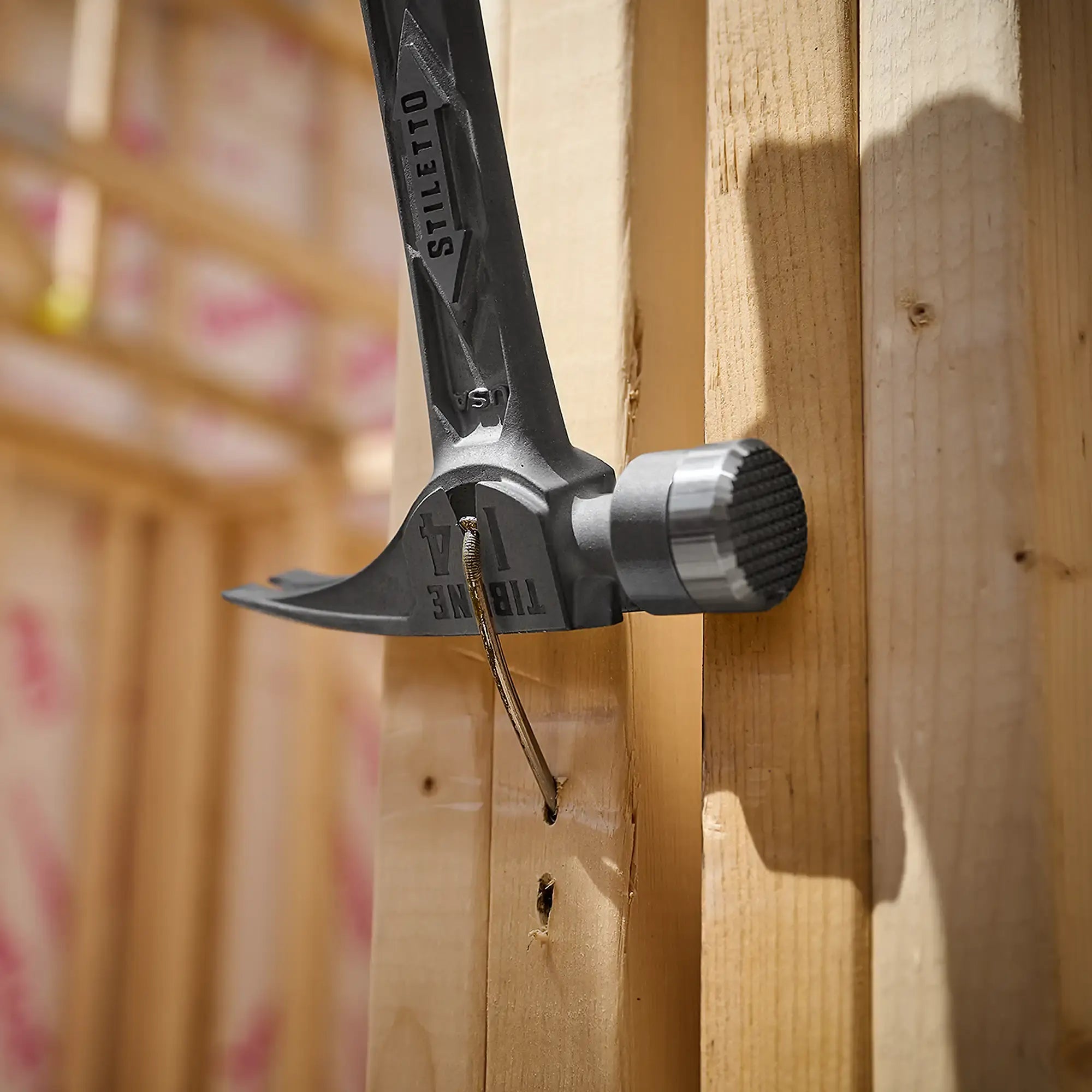 STILETTO TIB15SC 15oz TIBONE™ Smooth/Curved Titanium Hammer